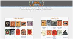 Desktop Screenshot of famousstamps.org